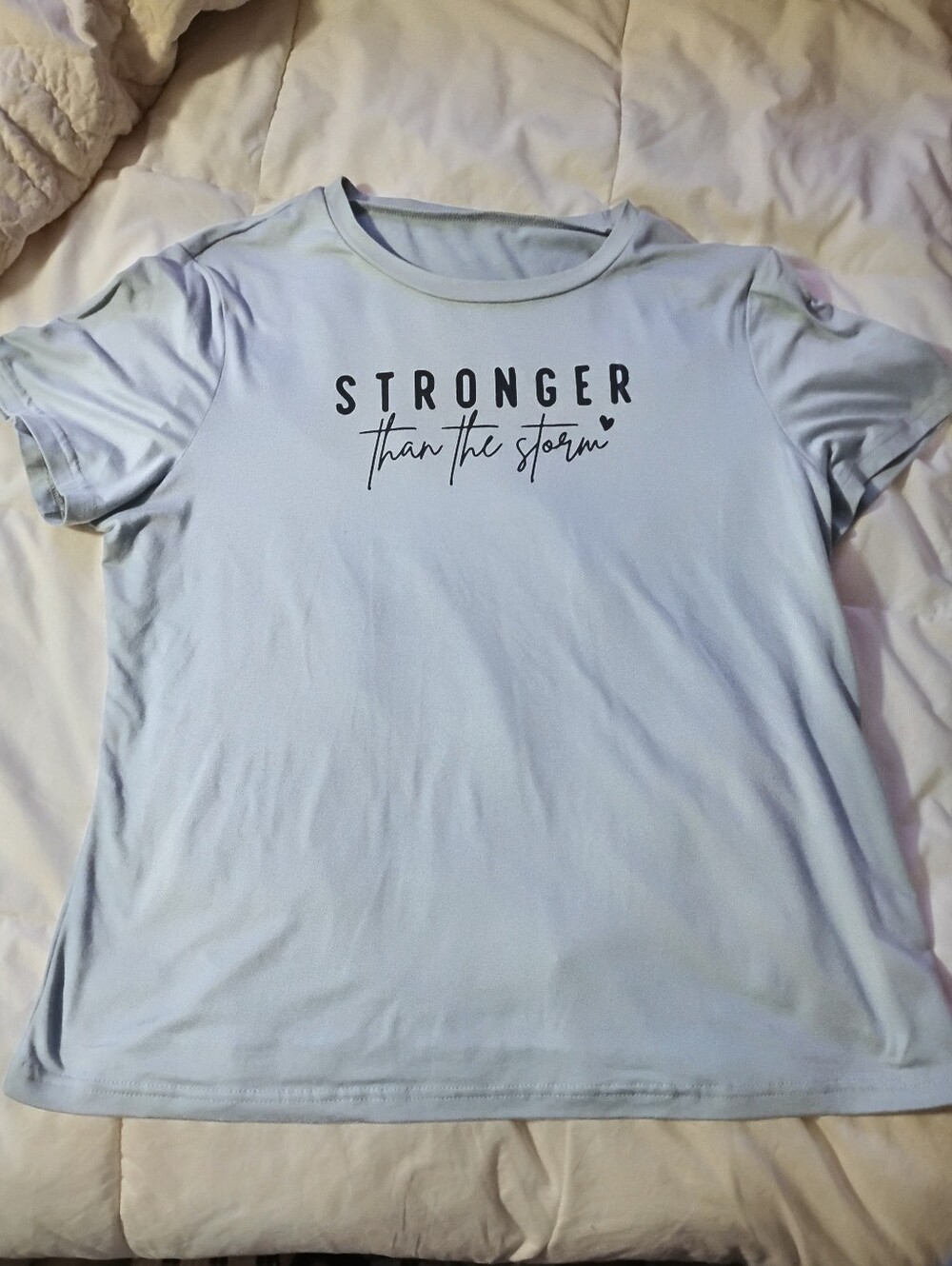 Light Blue Lrg Religious Tee